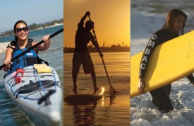 Kayak, SUP, surfing