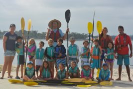 Kayaking group