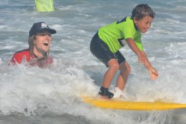 Catching a wave