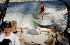 Wakesurfing