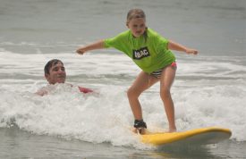 youth surfing