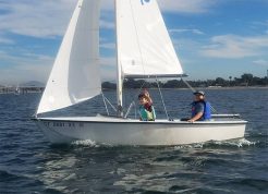 ICS students sailing