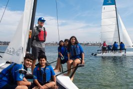Gompers Academy sailing