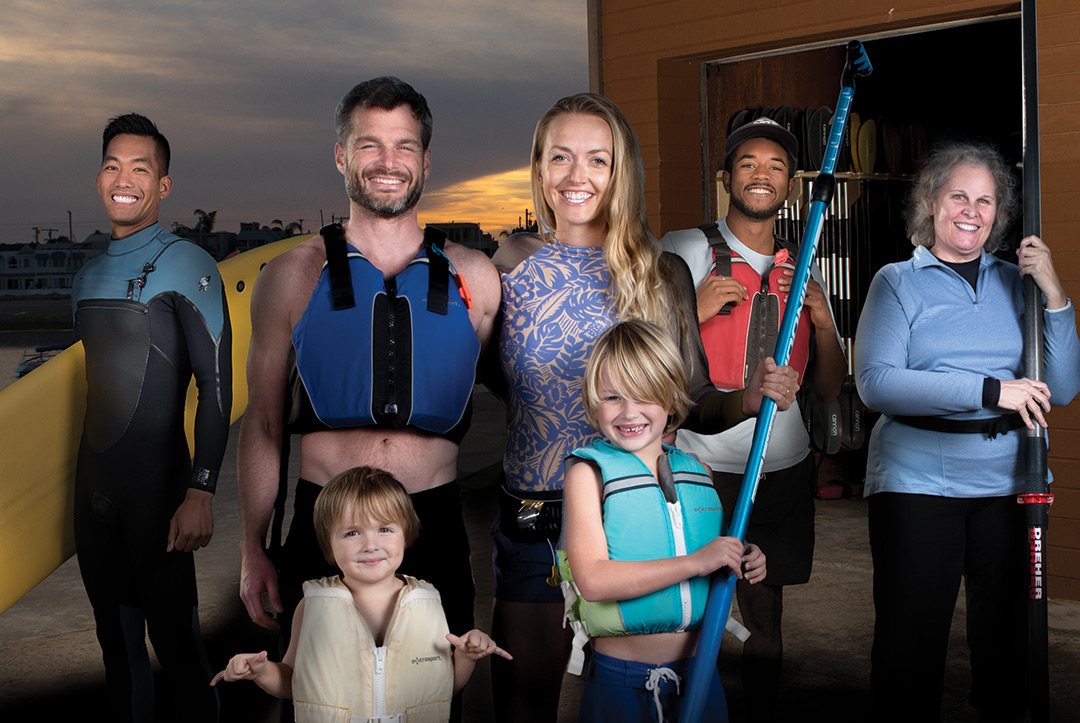 People from all walks of life enjoying MBAC