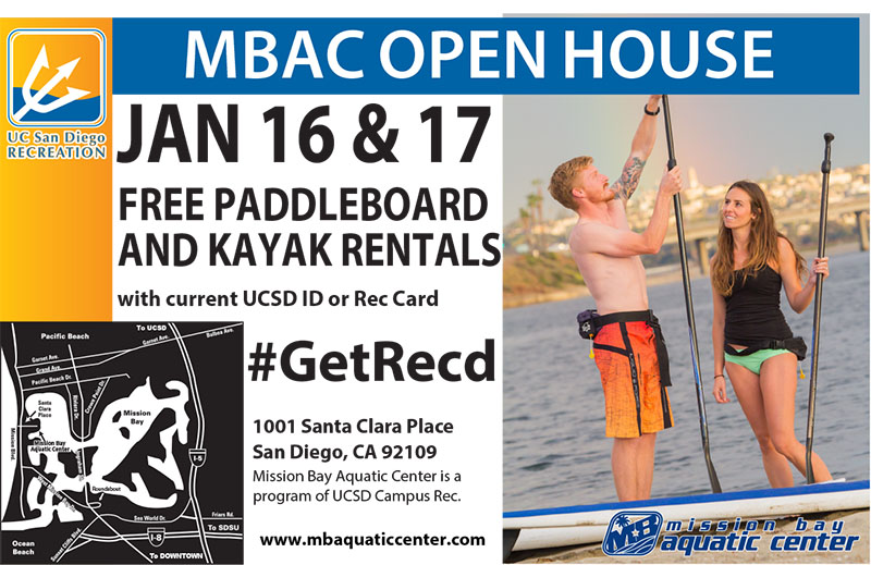UCSD Open House Jan 16-17, 2016